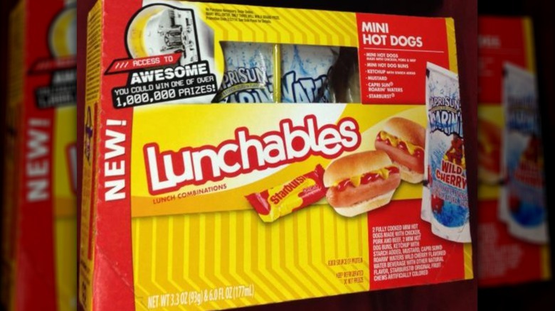 Lunchables Mini Hot Dogs package