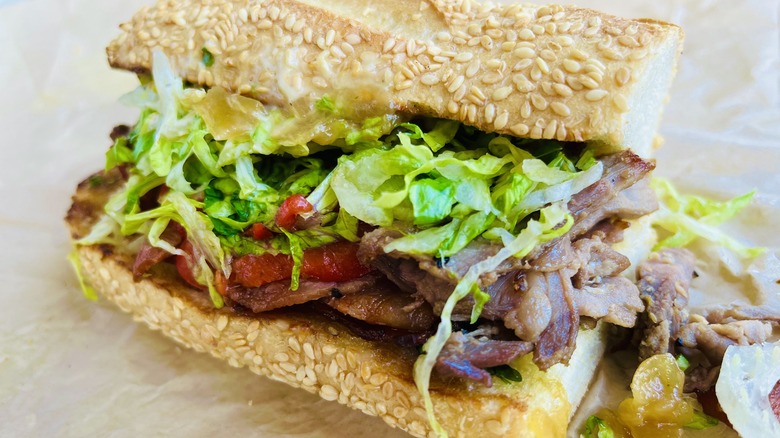 Chimichurri Steak & Bacon Sandwich