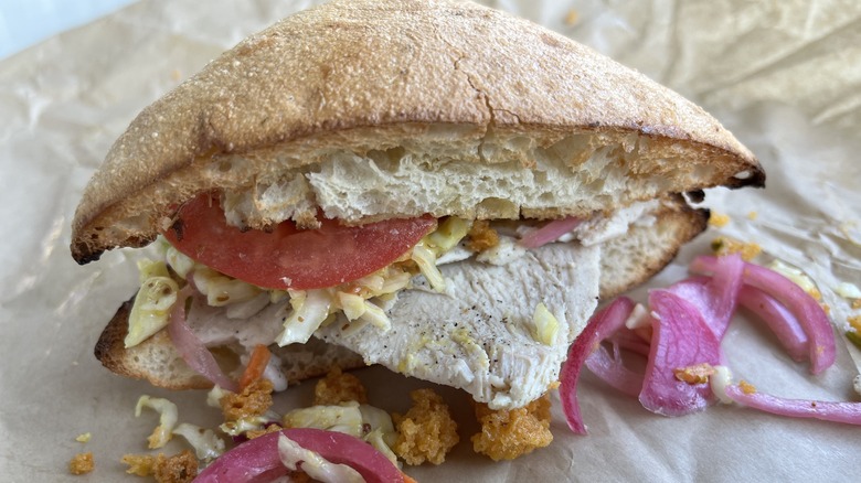 'Not So Fried' Chicken Sandwich