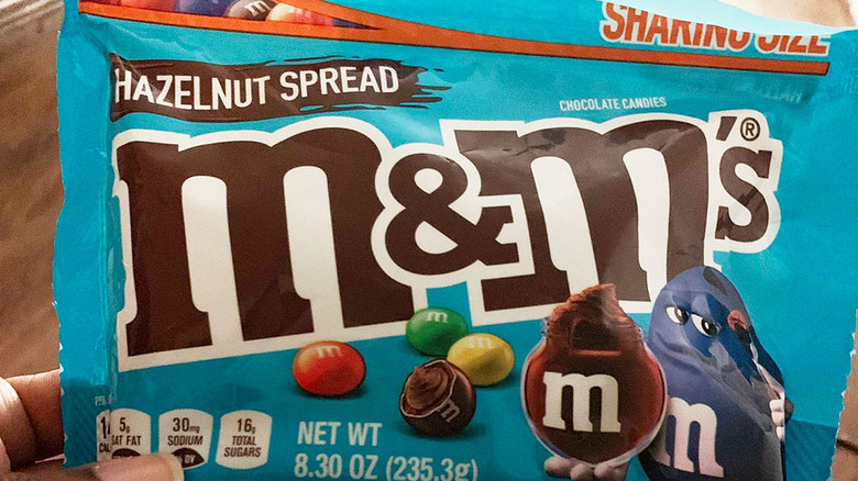 bag of Hazelnut Spread M&Ms