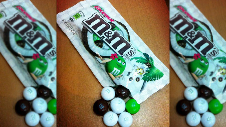 package of coconut m&ms