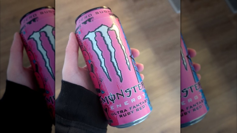 Ultra Fantasy Ruby Red Monster drink