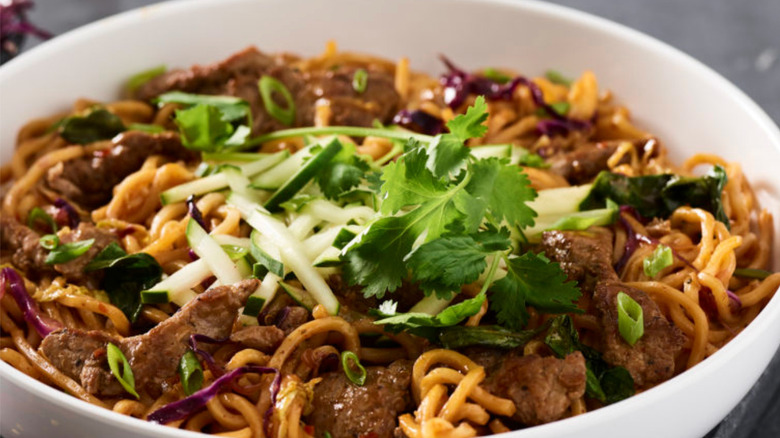 Spicy Korean Beef Noodles