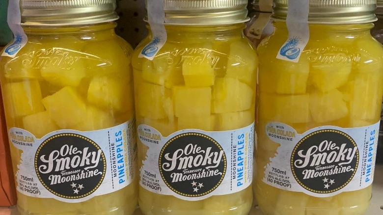 Ole Smoky Moonshine pineapples