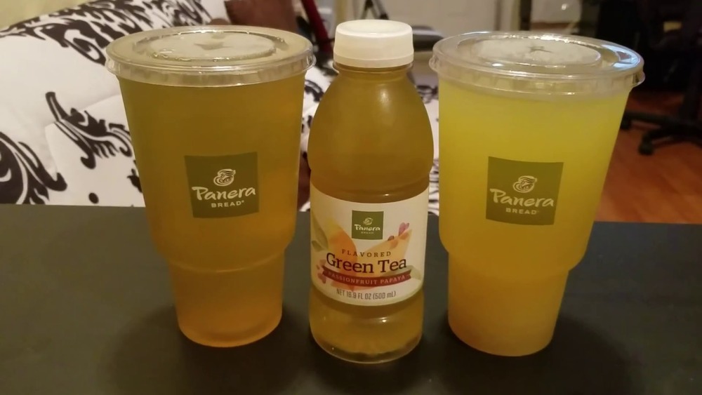 Panera green tea