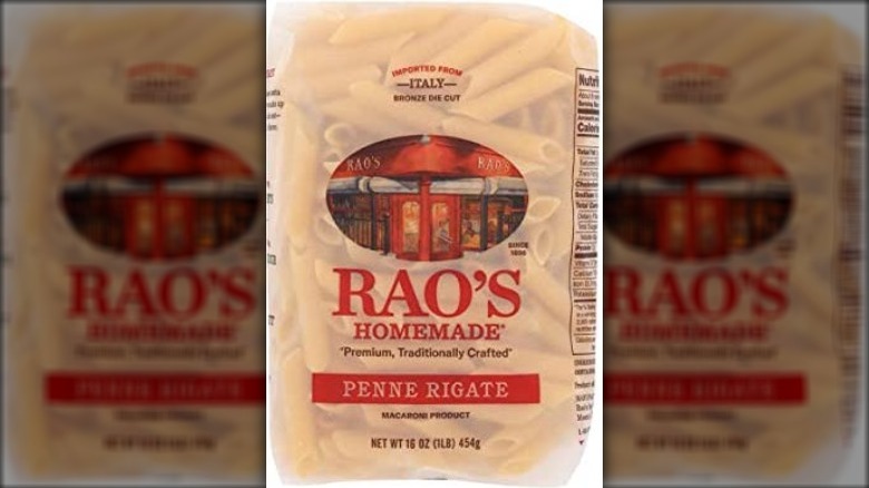 Rao's Homemade penne rigate see-through bag