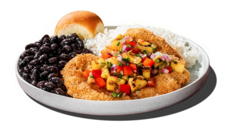 Crispy Chicken with Pineapple Salsa Platter