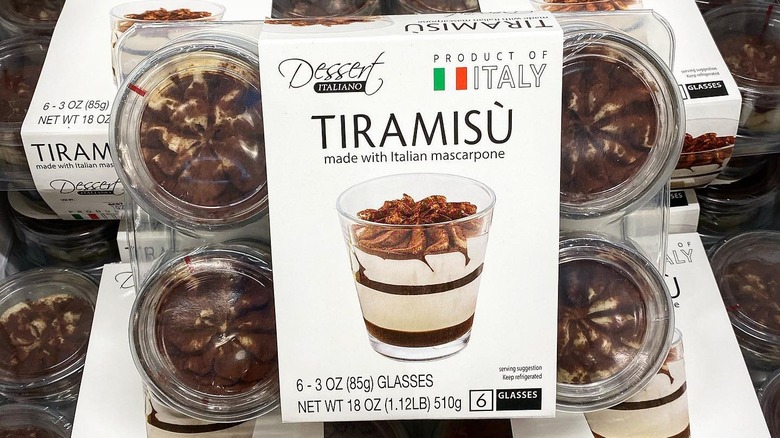 6 pack of Costco Tiramisu Pudding Cups