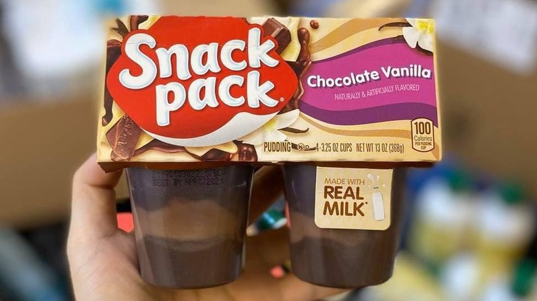 Snack Pack Chocolate Vanilla Pudding Cups