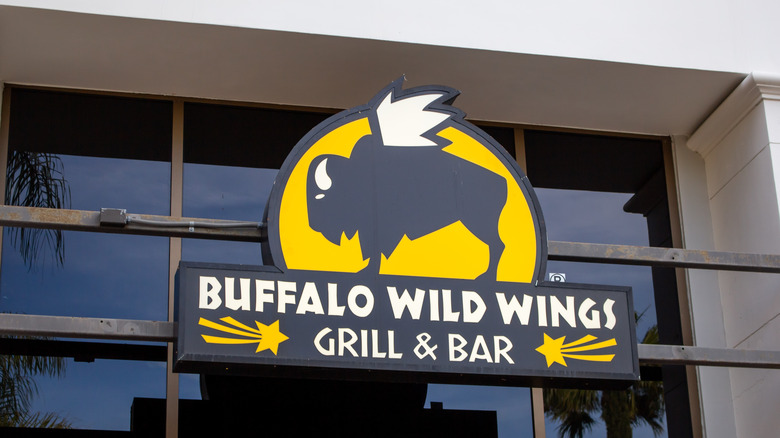 Buffalo Wild Wings sign outside building 