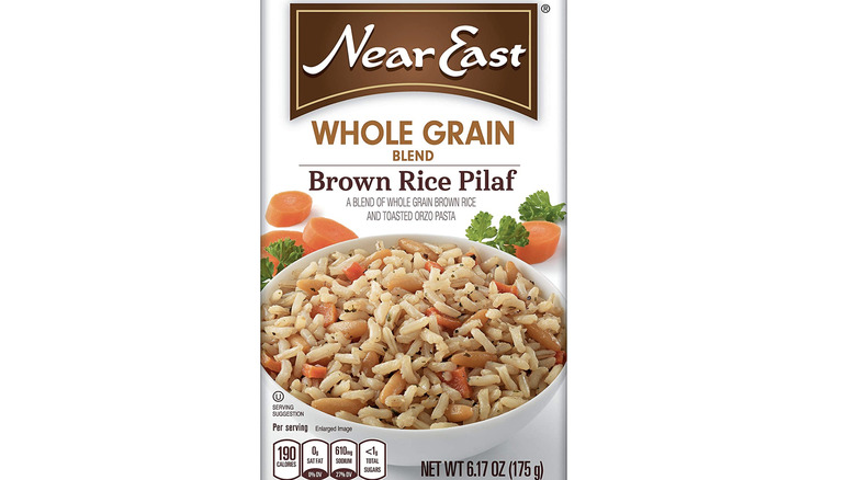 box of near east brown rice pilaf