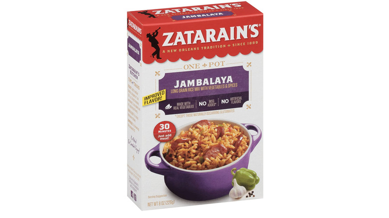 box of zatarain's rice