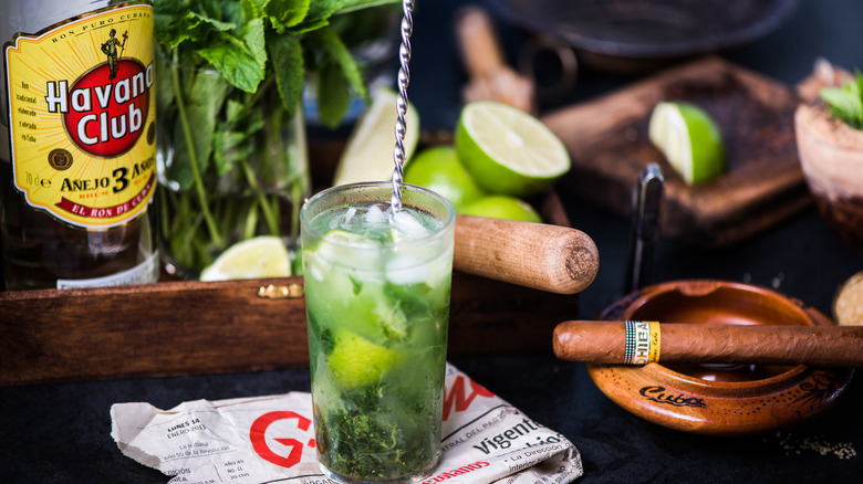 Havana Club cigar mojito