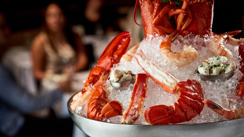 Chilled Seafood Tower from ruth's chris