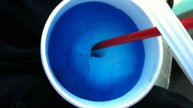 ocean water slush at Sonic