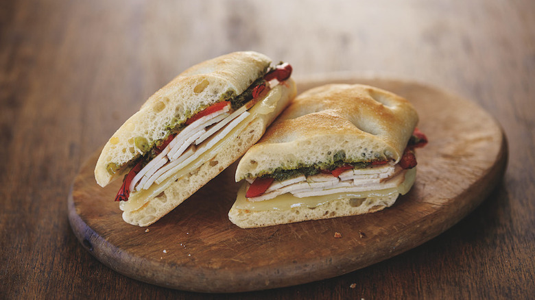 Turkey and Pesto Panini