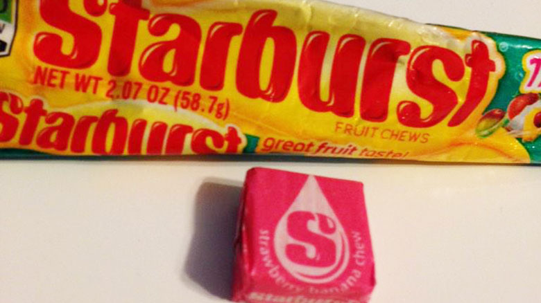 strawberry banana starburst