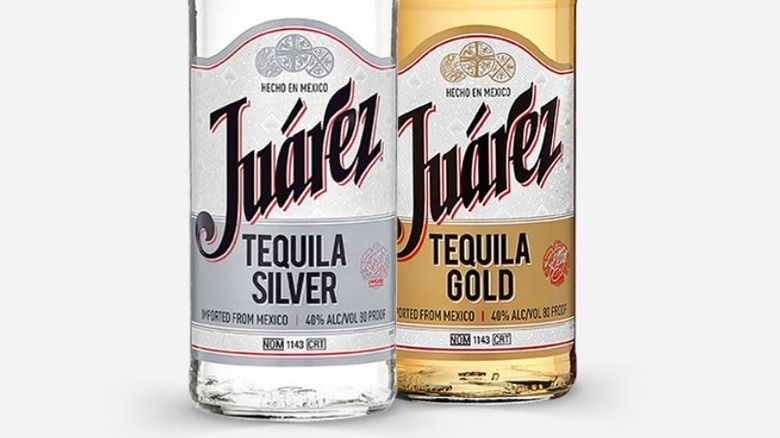 Juarez Gold and Juarez Silver tequila