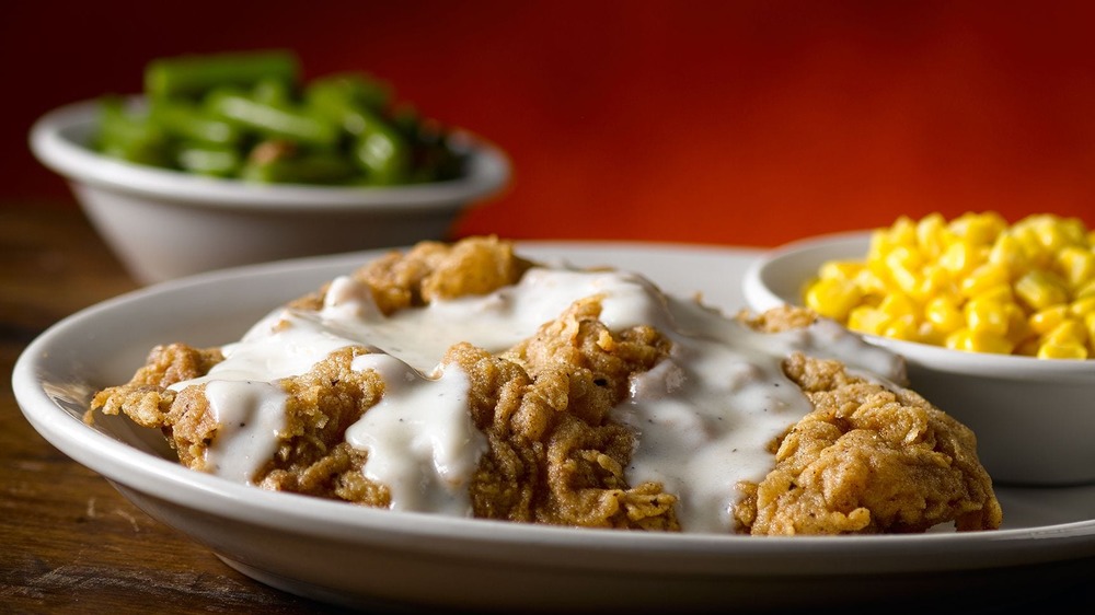 chicken fried steak at Texas Roadhouse