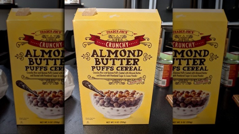 Trader Joe's Crunchy Almond Butter Puffs Cereal