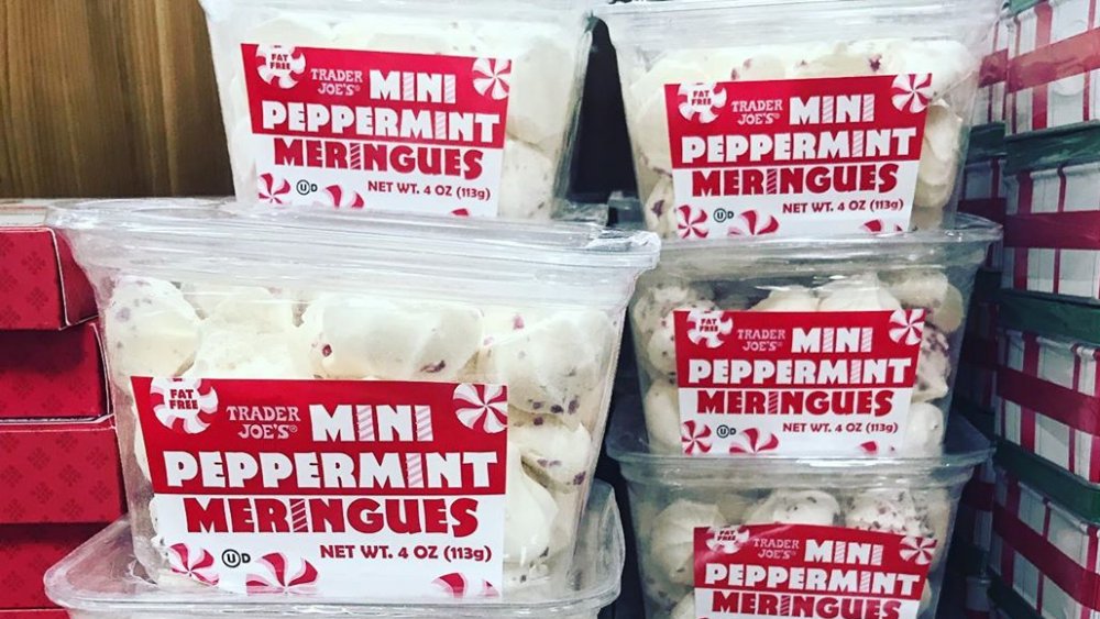 Trader joes peppermint meringues