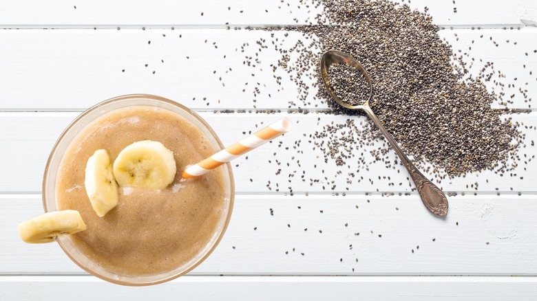 chia banana boost smoothie