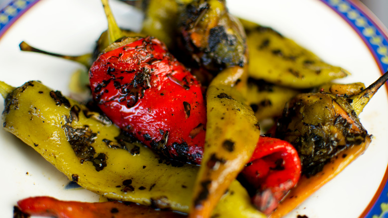 Roasted Hatch Chile peppers