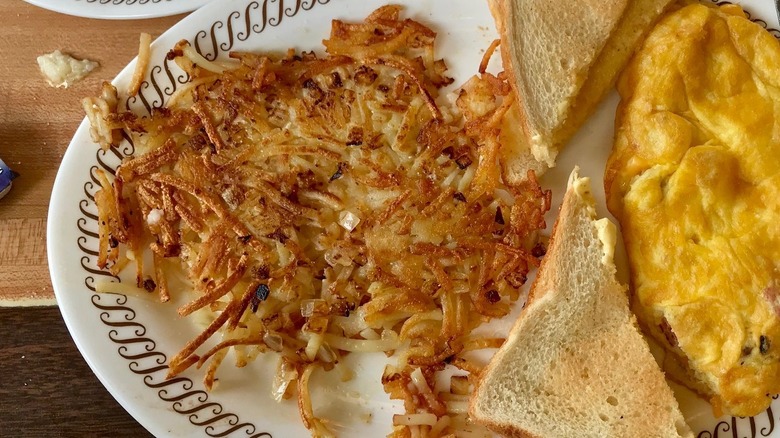 Smothered hash browns