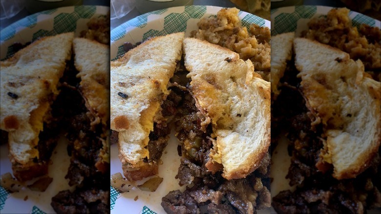 Texas cheesesteak melt