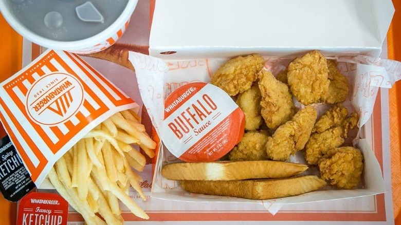 Whataburger Whatachick'n Bites with Fries and Drink