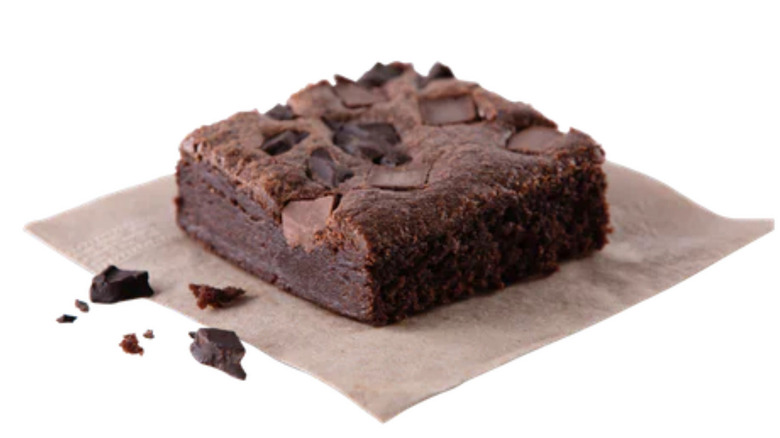 Triple chocolate chunk brownie