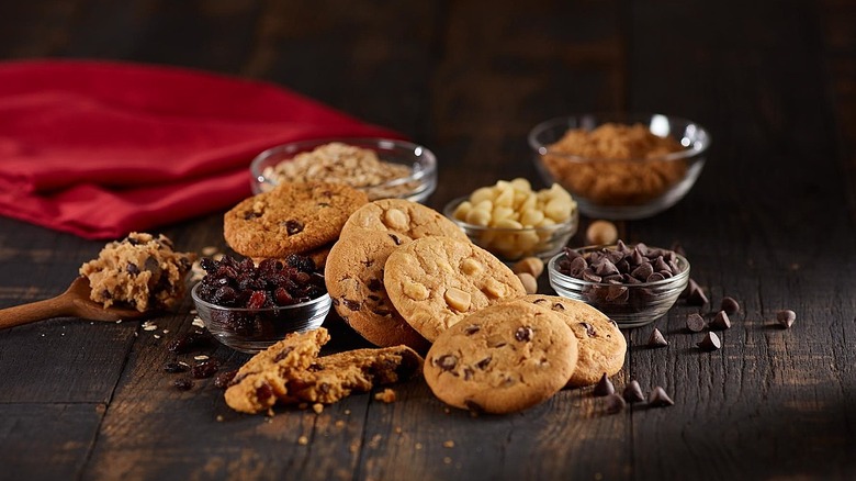 Cookies on a table