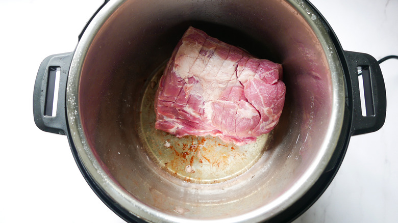 pork in Instant pot 