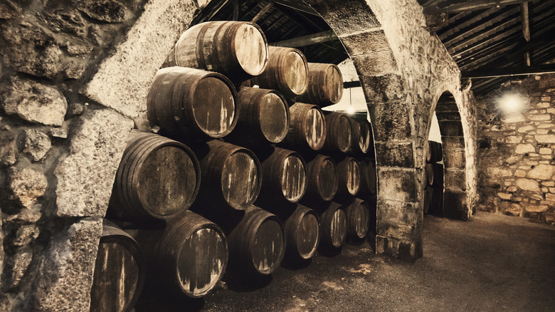 Port wine in the barrel