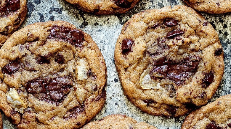 potato and chocolate chip cookies