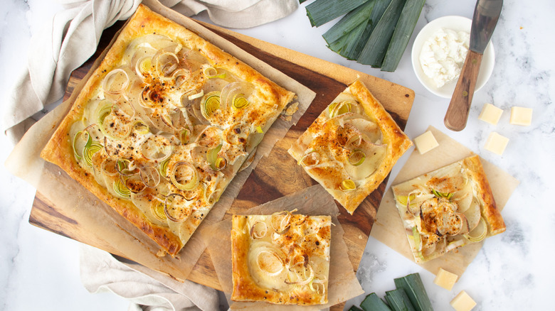 potato leek tart cheese recipe