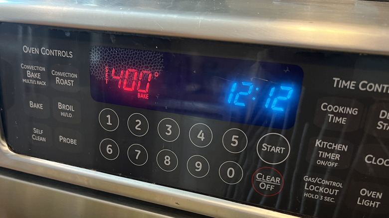 preheating oven to 400