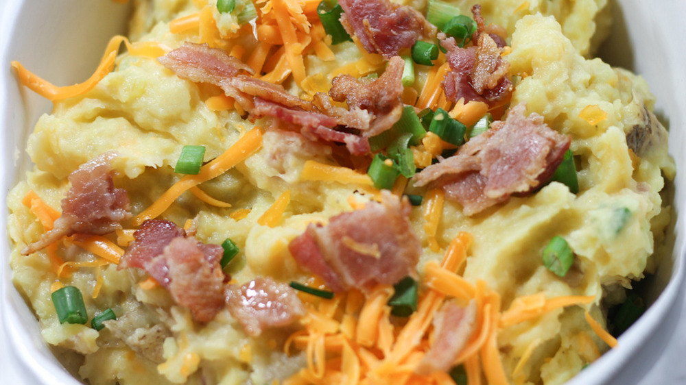 Instant Pot loaded mashed potatoes