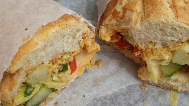 Potbelly Mediterranean sandwich