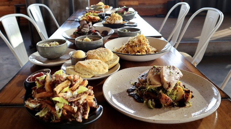 Pickled Fish restaurant spread