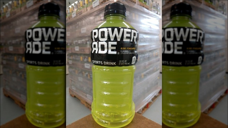 Powerade Kiwi Pineapple bottle in store