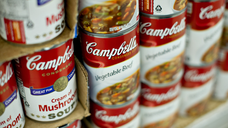 canned Campbell's soups