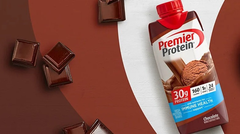 A Chocolate Premier Protein shake