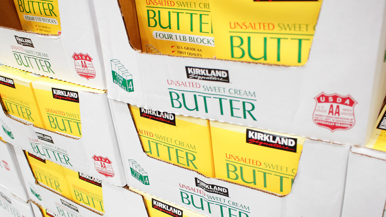 costco butter on pallettes