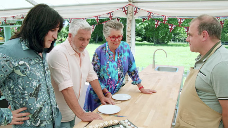 Prue Leith judging on