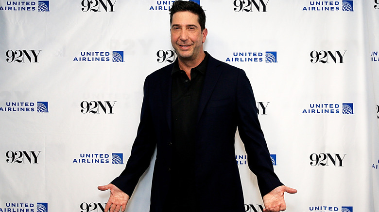 David Schwimmer smiling for the camera