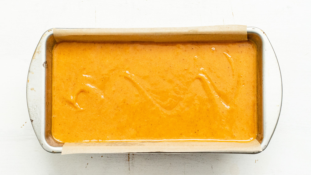 pumpkin bread recipe batter