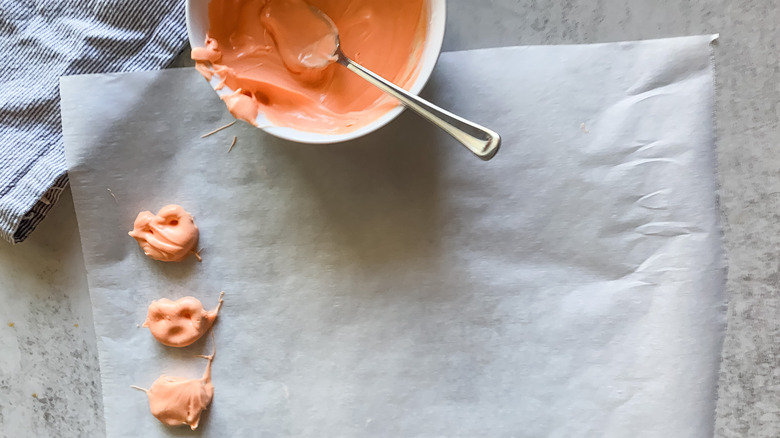 pretzels on parchment 