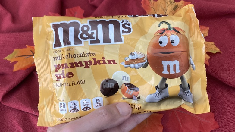 Pumpkin Pie M&M's bag