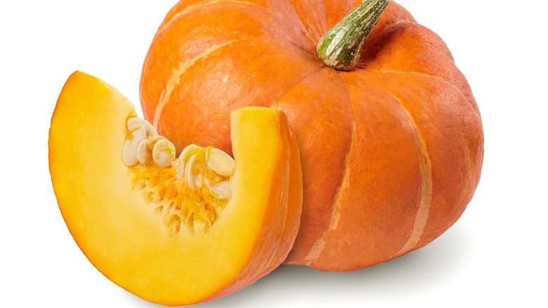 sliced pumpkin